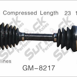 CV Axle Shaft New, Front-L or R With MU3 Manual Trans Must Call & Check