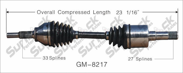 CV Axle Shaft New, Front-L or R With MU3 Manual Trans Must Call & Check