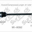 SurTrack MI-8092 CV Axle Shaft - New, Front Right 98-99 Neon P/Side W Automatic