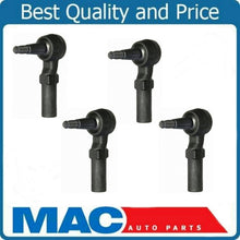 Front and Rear Steering Outer Tie Rod Ends Set for Chevrolet Corvette 92-96 4pc