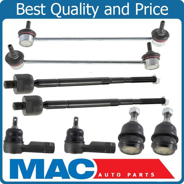 Kit de chasis de suspensión delantera, rótulas, varillas de amarre, enlace oscilante, 96-01 Elantra 8p