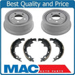 Rear Brake Drums & Brake Shoes 1991-1998 for Jeep Wrangler 3pc Kit