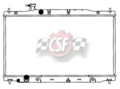 Radiador CSF 3337 - Núcleo de aluminio del tanque de plástico de 1 fila para CR-V Crv 07-09 