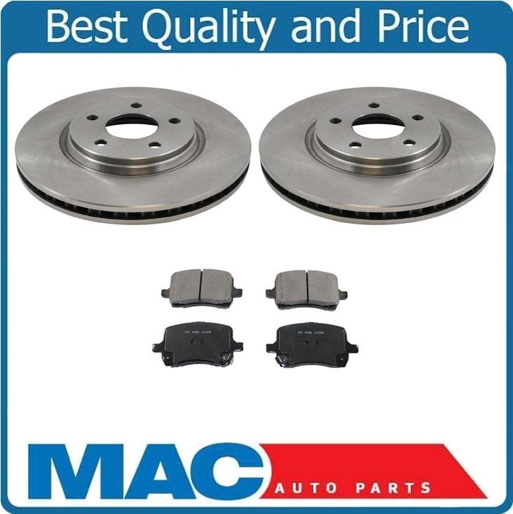 (2) 11.65 Inch Rotors With Ceramic Pads for 2004-2011 Malibu