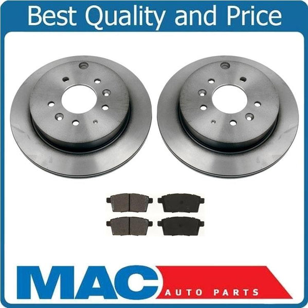 REAR Brake Rotors & Ceramic Pads 100% All New for Mazda CX7 2007-2012