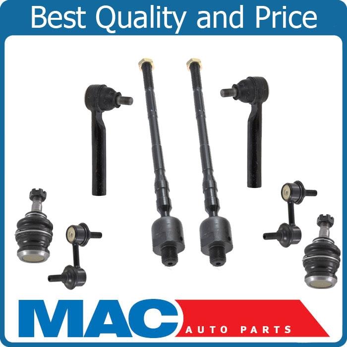 Outer Inner Tie Rods Ball Joints Sway Bar Links For 05-09 Subaru Outback Legacy