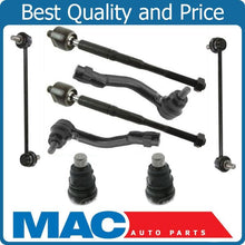 Ball Joints Inner Outer Tie Rods Sway Bar Links 8pc Kit For 07-12 Nissan Sentra