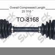 New CV Axle Shaft-New Front-L or R TO-8168 Fits For 07-14 FJ 05-14 Tacoma