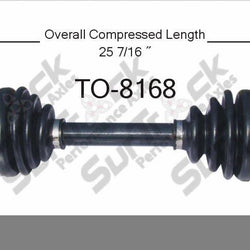New CV Axle Shaft-New Front-L or R TO-8168 Fits For 07-14 FJ 05-14 Tacoma