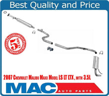 Resonator Muffler Exhaust System for Chevrolet Malibu Maxx LS LT LTZ 3.5L 2007
