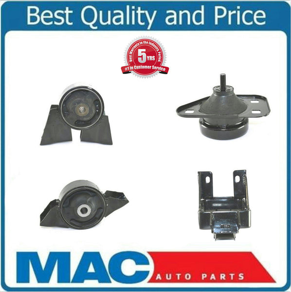 1999-2001 Daewoo Leganza Motor Engine Mount Kit 4 Piece for Manual Transmission