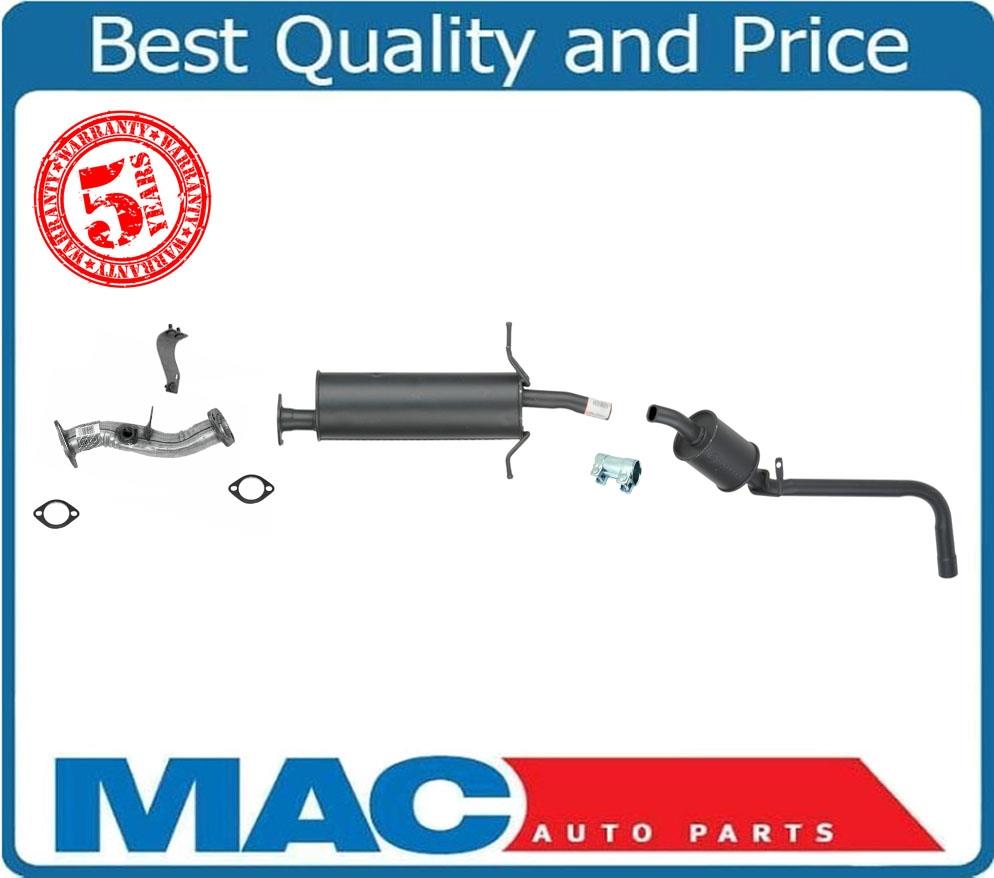 Silenciador medio y tubo de escape para Nissan Pick Up 4X4 2.4L con 104" WB 1996-1997