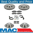 F & R Brake Rotors & Ceramic Pads For 07-13 MDX 10-13 ZDX 09-11 Pilot 8pc