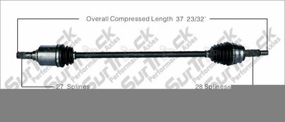 CV Axle Shaft-New Front Right SurTrack CH-8112