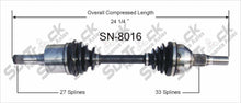 Eje CV: nuevo SurTrack delantero SN-8016 para Equinox Torrent VUE delantero 