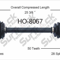 CV Axle Shaft-New Front CV Axle Shaft SurTrack HO-8067 fits 86-90 Acura Legend