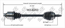 Eje CV-Nuevo delantero derecho HO-8203 se adapta a 01-02 MDX 03-04 Pilot 