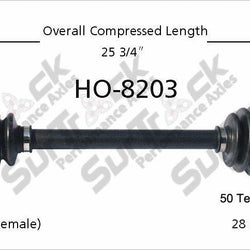 CV Axle Shaft-New Front Right HO-8203 Fits For 01-02 MDX 03-04 Pilot