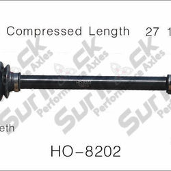 CV Axle Shaft-New Front Left HO-8202 Fits For 01-02 MDX 03-04 Pilot Drivers Side