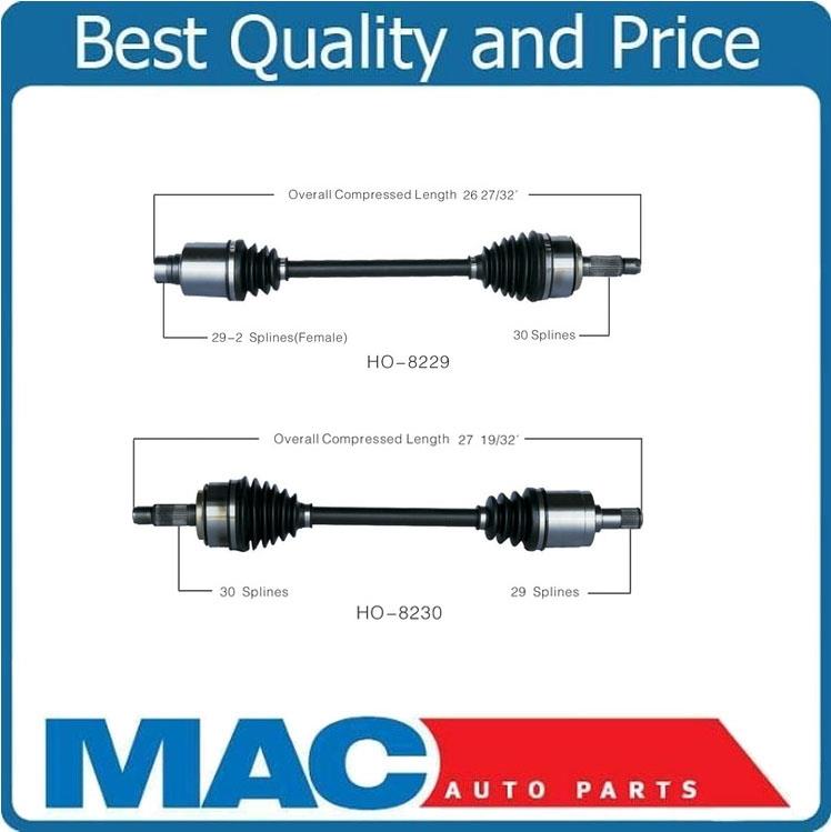 (2) Eje CV 100% nuevo probado con torque delantero izquierdo y derecho 05-06 Honda Odyssey