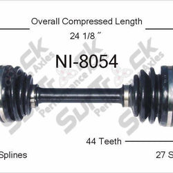 CV Axle Shaft Frt NI-8054 fits 93-97 Altima D/S Automatic W/O Limited Slip Call