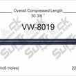 CV Axle Shaft-New Front Right SurTrack VW-8019 P/S 90MM 3.75 INCH IB Joint