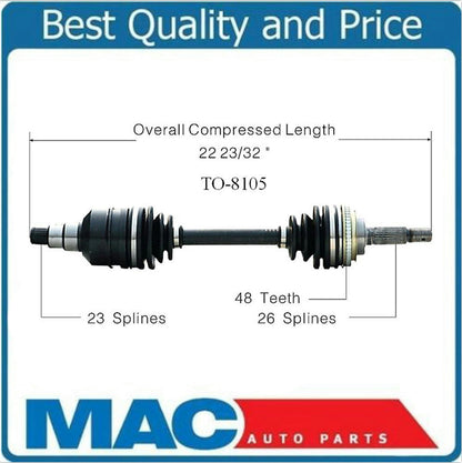 CV Axle Shaft-New Front Left SurTrack TO-8105 FITS CAMRY COROLLA RAV4 AWD!!!
