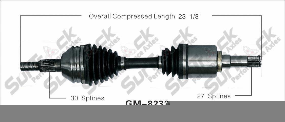 CV Axle Shaft-New Front Left SurTrack GM-8232 Call Customer Ck Info