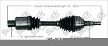 Eje CV - Nuevo delantero derecho SurTrack GM-8231 Llame al cliente Ck Info 