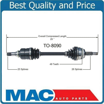 Brand New Front Driver Side TO-8090 Fits Toyota Corolla 03-08 A/T ONLY!!