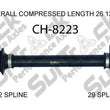 SurTrack CH-8223 CV Axle Shaft - New, Front Left 07-08 Pacifica 4.0L AWD or FWD