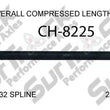 SurTrack CH-8225 CV Axle Shaft - New, Front Right 07-08 Pacifica 3.8L AWD & FWD