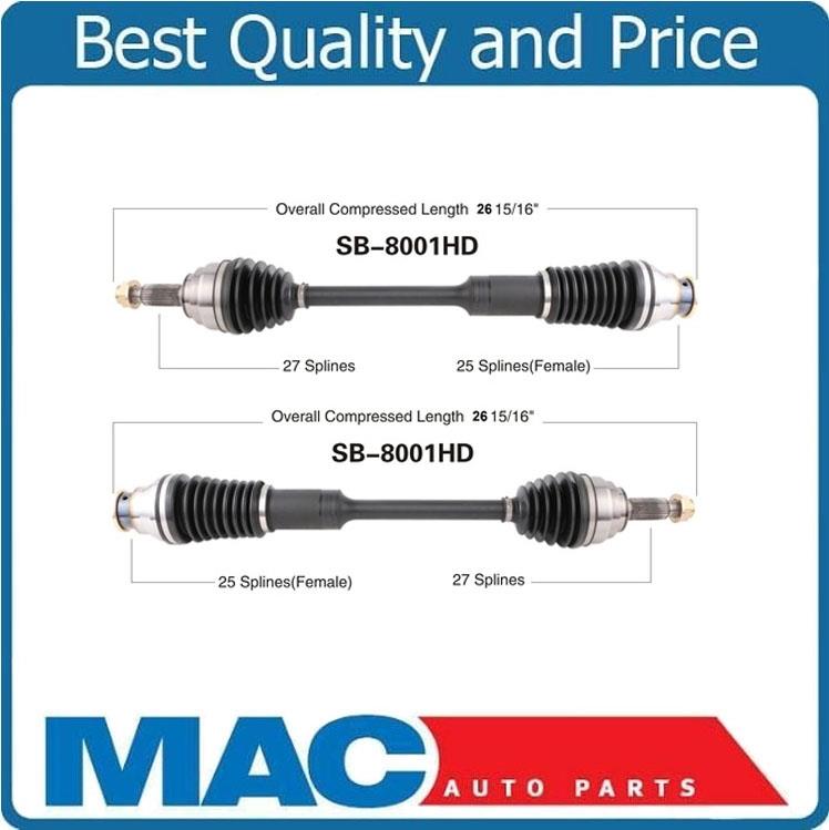 HEAVY DUTY CV DRIVE AXLE SHAFT ASS. (2) FRONT L OR R FOR FORESTER IMPREZA LEGACY