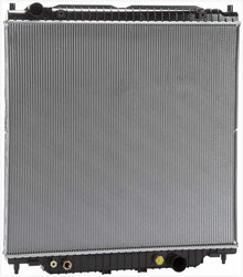 Radiator For 2005-2007 F-250 F-350 Super Duty 05-07 With 2Inch Lower Outlet