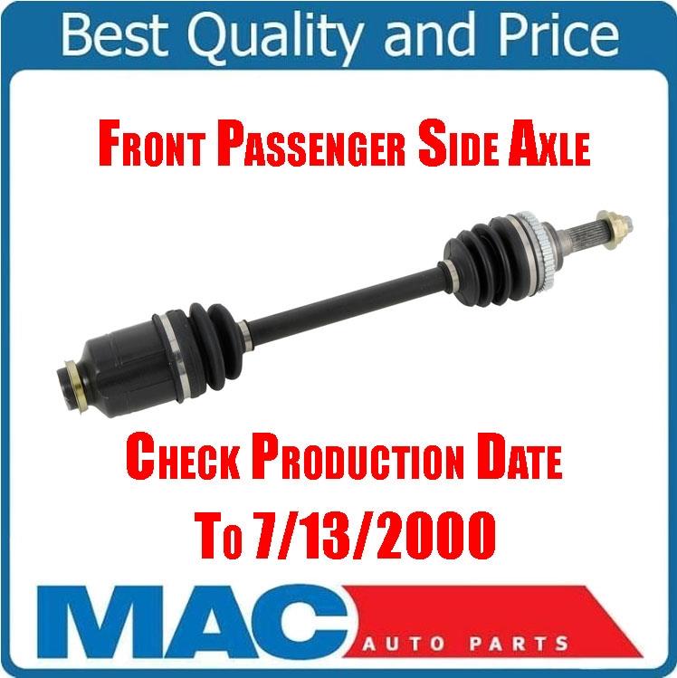 Brand New Cv Axle With Middle Shaft Will Fit Kia Sephia & Spectra