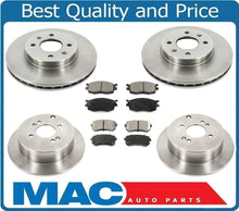 06-11 Accent Rio5 Rio F & R Brake Rotors & Ceramic Brake Pads 432 422 1156 1157