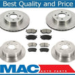06-11 Accent Rio5 Rio F & R Brake Rotors & Ceramic Brake Pads 432 422 1156 1157