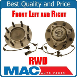 03-05 Dodge Ram 2500 3500 RWD 2 Wheel Drive Front (2) New Tested Hub Assembly