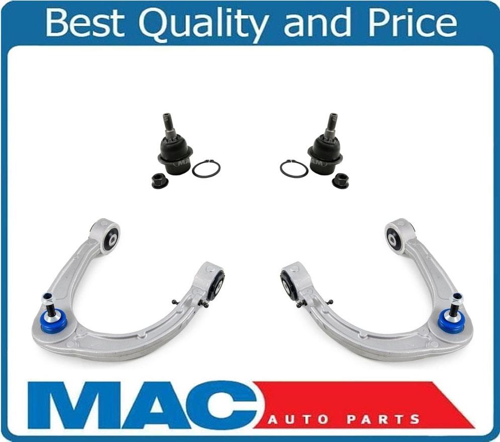 Front Upper L & R Control Arm w/ Ball Joint + Low BJ Set for 04-09 Cadillac SRX