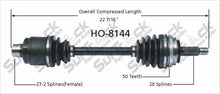 Eje CV - Nuevo delantero izquierdo SurTrack HO-8144 se adapta a D/S 95-98 Odyssey 
