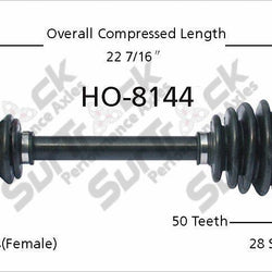 CV Axle Shaft-New Front Left SurTrack HO-8144 Fits D/S 95-98 Odyssey