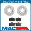 00-06 Audi TT 1.8L Quattro 232MM Only Ck Measure Rr Brake Rotors & Ceramic Pads