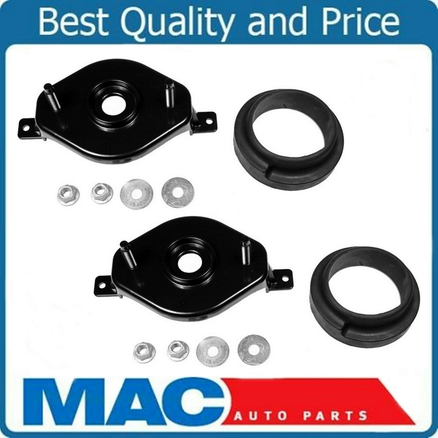 Rear Strut Mount Kit Suspension Stud Plate Pair for 2001-2006 Sebring Stratus
