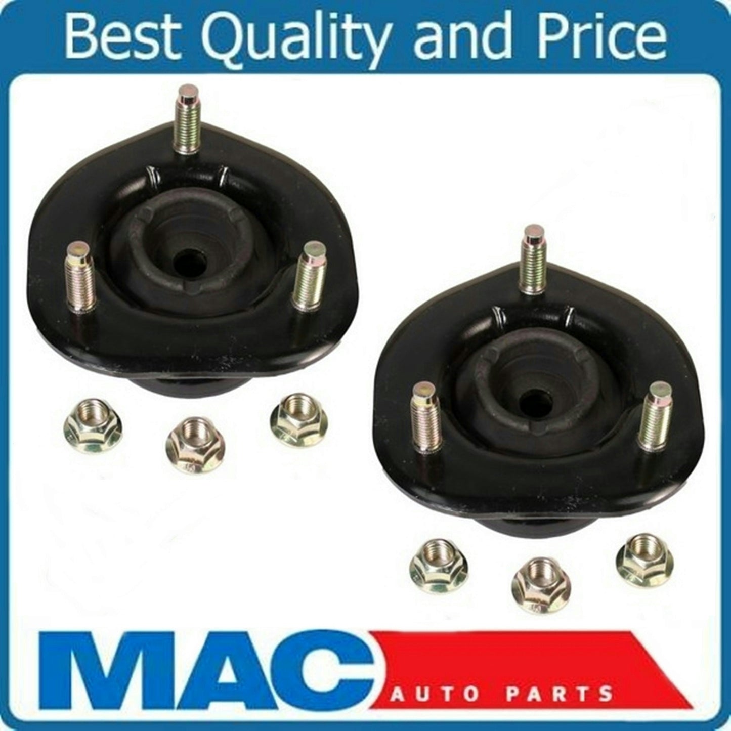 Front Suspension 2pc. Strut Mount Mounting Kit Set Pair for 2009-2015 Ram 1500