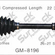 Eje CV-Nuevo delantero derecho SurTrack GM-8196 Spectrum Turbo I-Mark 