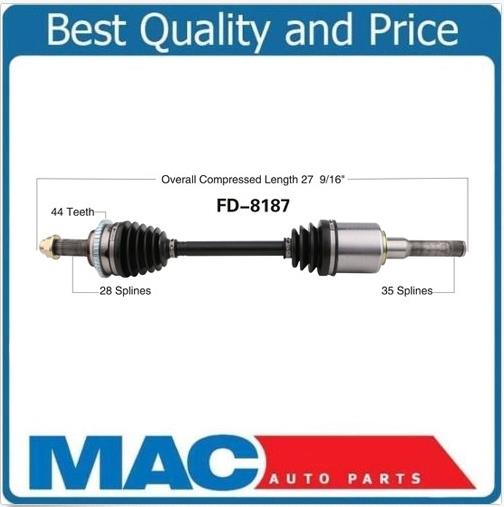 CV DRIVE AXLE SHAFT ASSEMBLY FRONT DRIVER SIDE FOR FORD FUSION MERCURY MILAN AUT