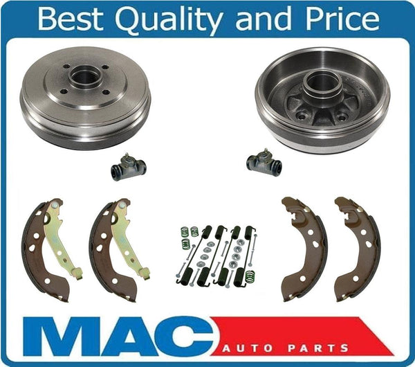 Tambores traseros Zapatas de freno Resortes Cilindros de rueda para Nissan Versa 12-15 Note 12-17