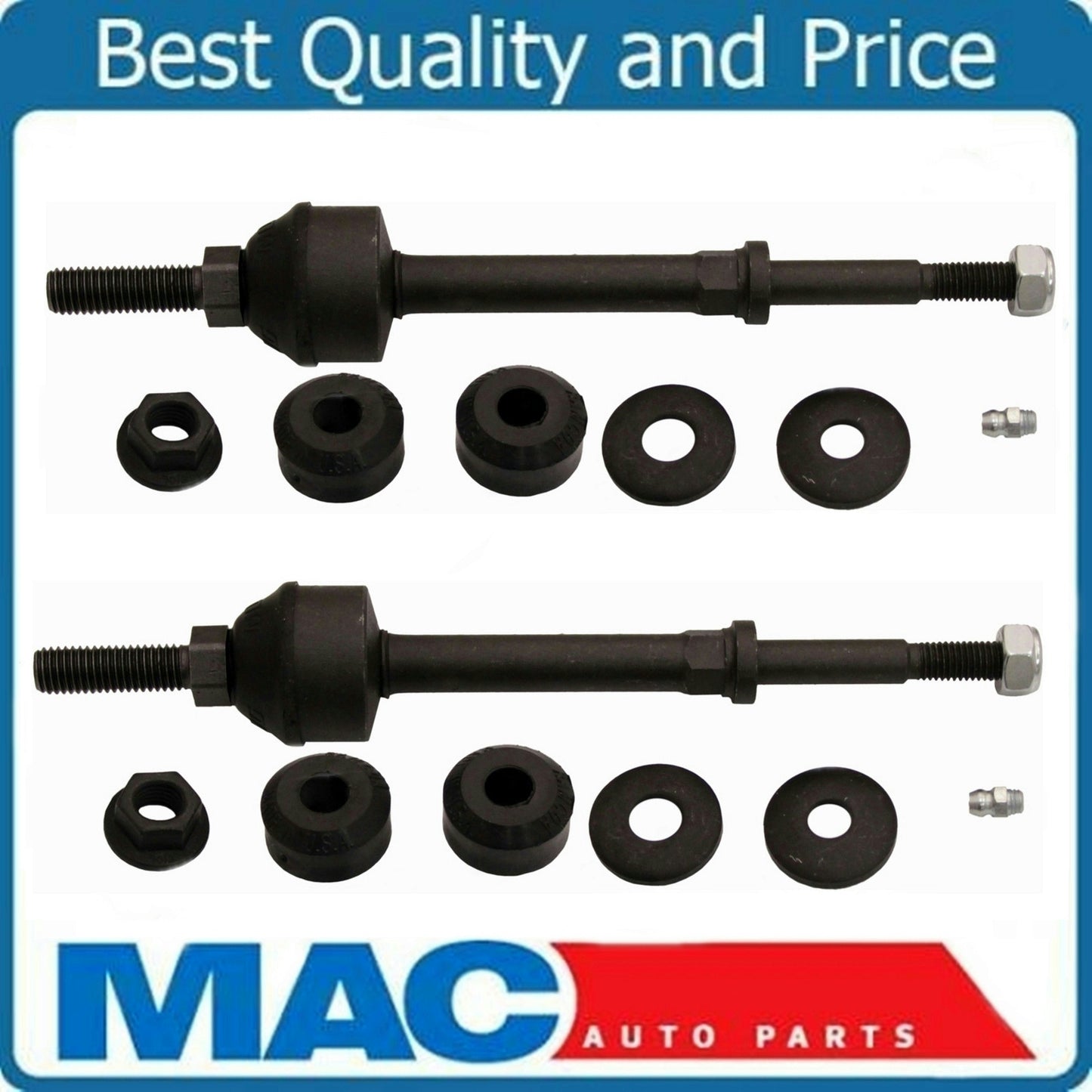 Front Suspension Stabilizer Sway Bar End Link Kit Pair for 08-12 Dodge Ram 1500