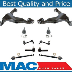 05-13 Tacoma Lower Control Arms 4x4 & PreRunner RWD Tie Rods Ball Joints 10Pc