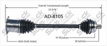 Eje CV - Nuevo delantero izquierdo AD-8105 se adapta a Audi A4 Quattro Man Trans 02-08 
